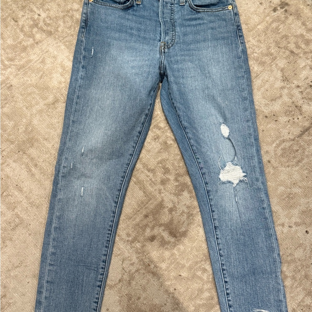 Levi's Light Blue Straight Leg Women's Jeans